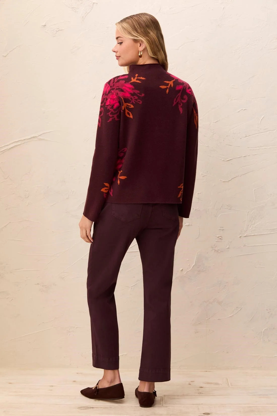 Tribal Pia Sweater - Fudge