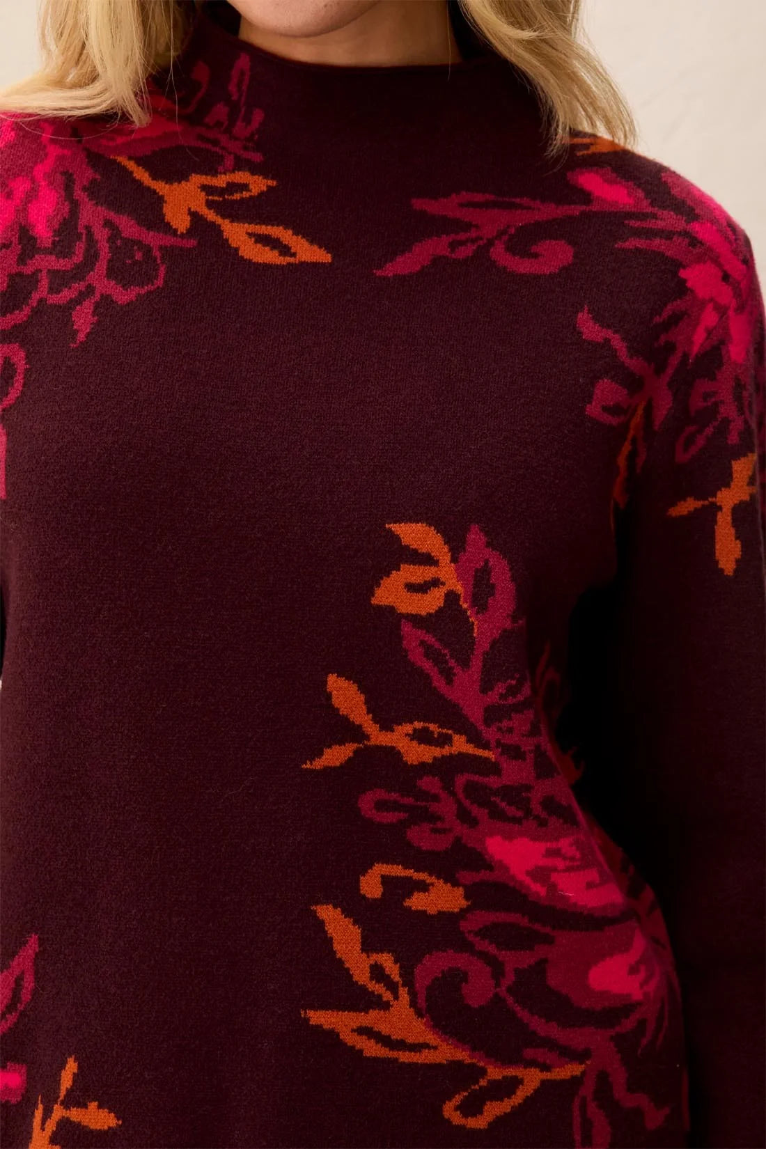 Tribal Pia Sweater - Fudge