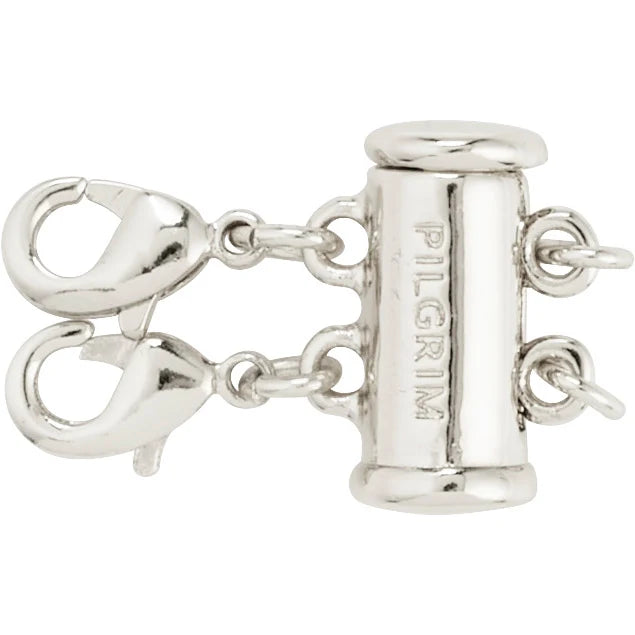 Pilgrim 2 Hook Layering Piece - Silver