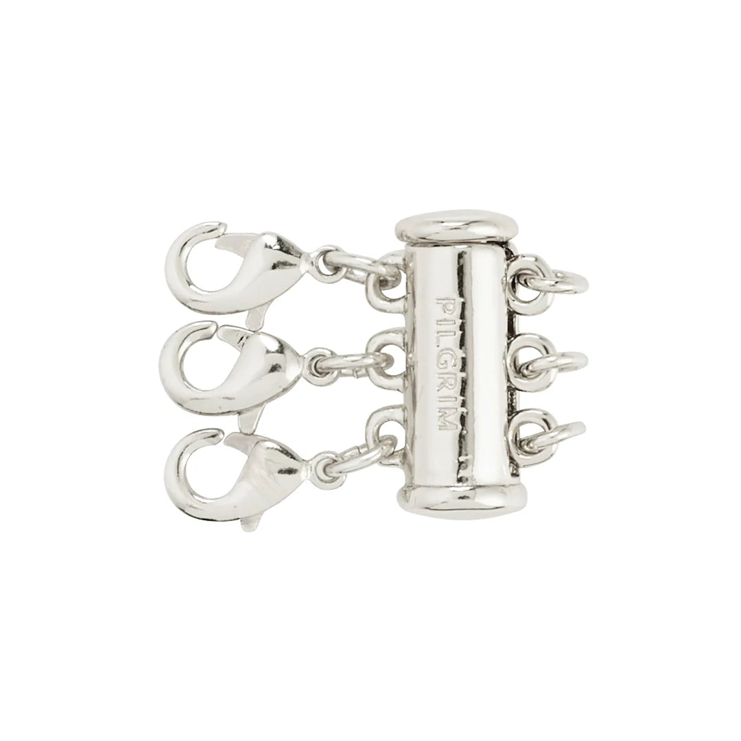 Pilgrim 3 Hook Layering Piece - Silver