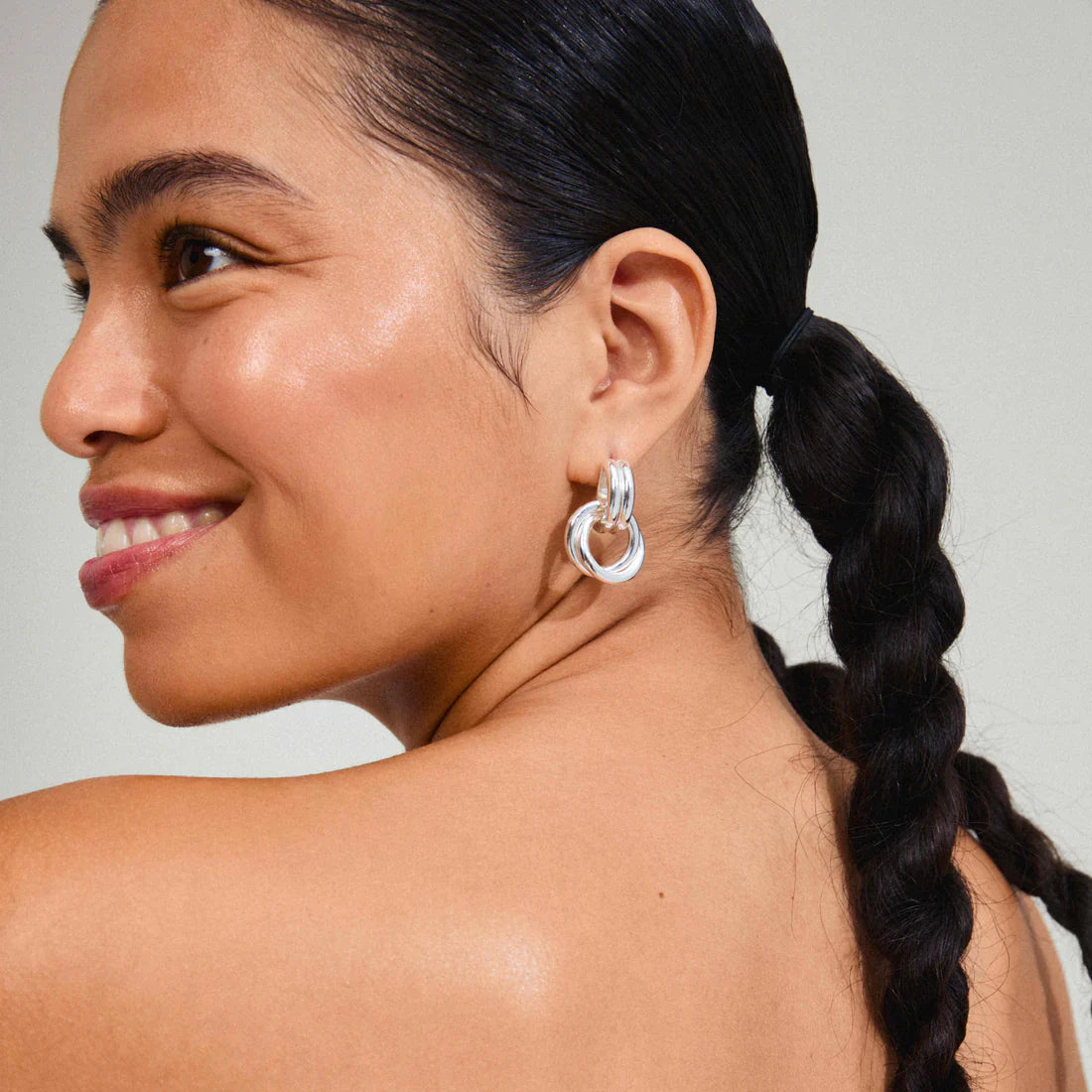 Pilgrim Agni Earrings - Silver