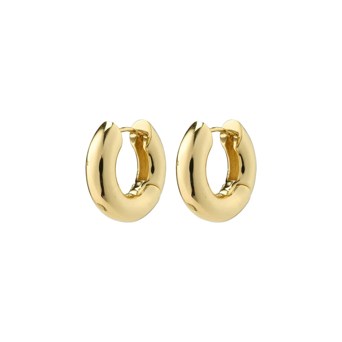 Pilgrim Aica Medium Hoop Earrings - Gold