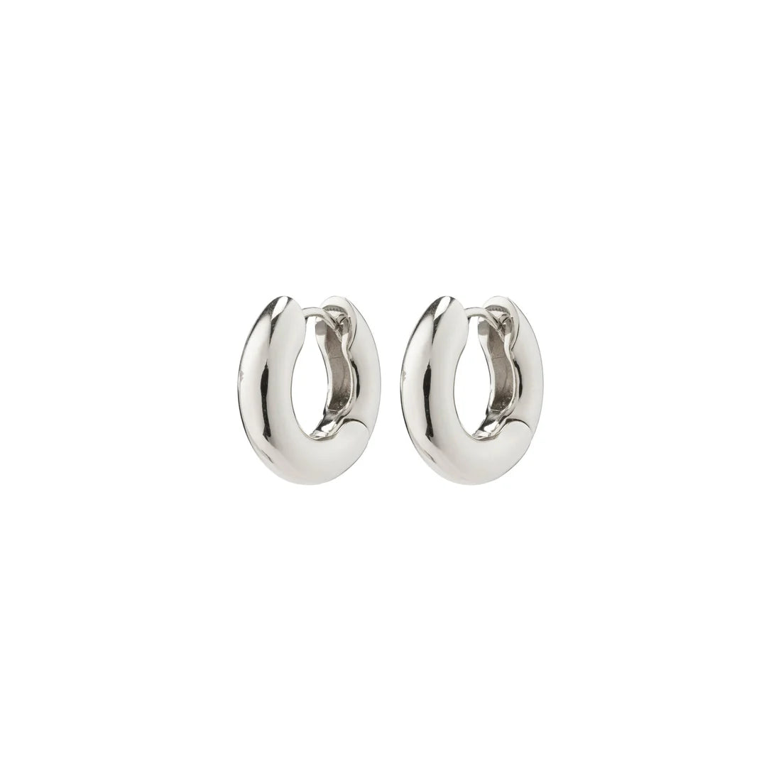 Pilgrim Aica Small Hoop Earrings - Silver
