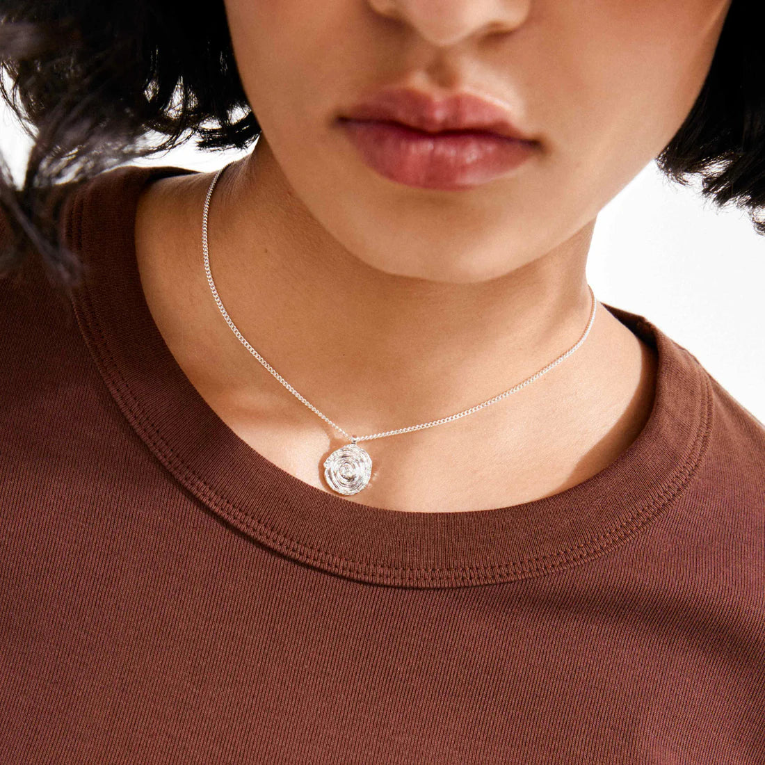 Pilgrim Air Pendant Necklace - Silver