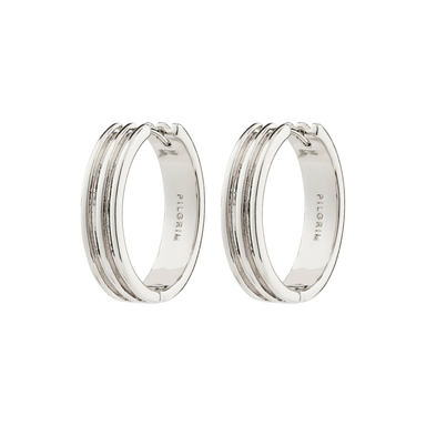 Pilgrim Bennett Hoop Earrings - Silver Accessories - Jewelry - Earrings by Pilgrim | Grace the Boutique