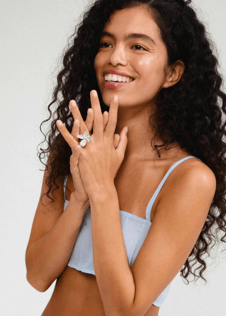 Pilgrim Breeze 3 in 1 Ring Set - Silver