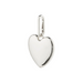 Pilgrim Charm Maxi Heart Pendant - Silver Accessories - Jewelry by Pilgrim | Grace the Boutique