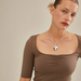 Pilgrim Charm Maxi Heart Pendant - Silver Accessories - Jewelry by Pilgrim | Grace the Boutique