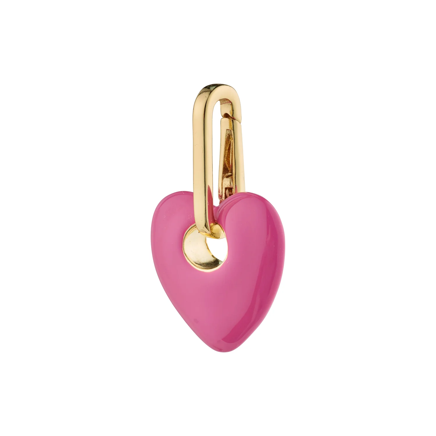 Pilgrim Charm Recycled Heart Pendant - Pink/Gold Accessories - Jewelry by Pilgrim | Grace the Boutique