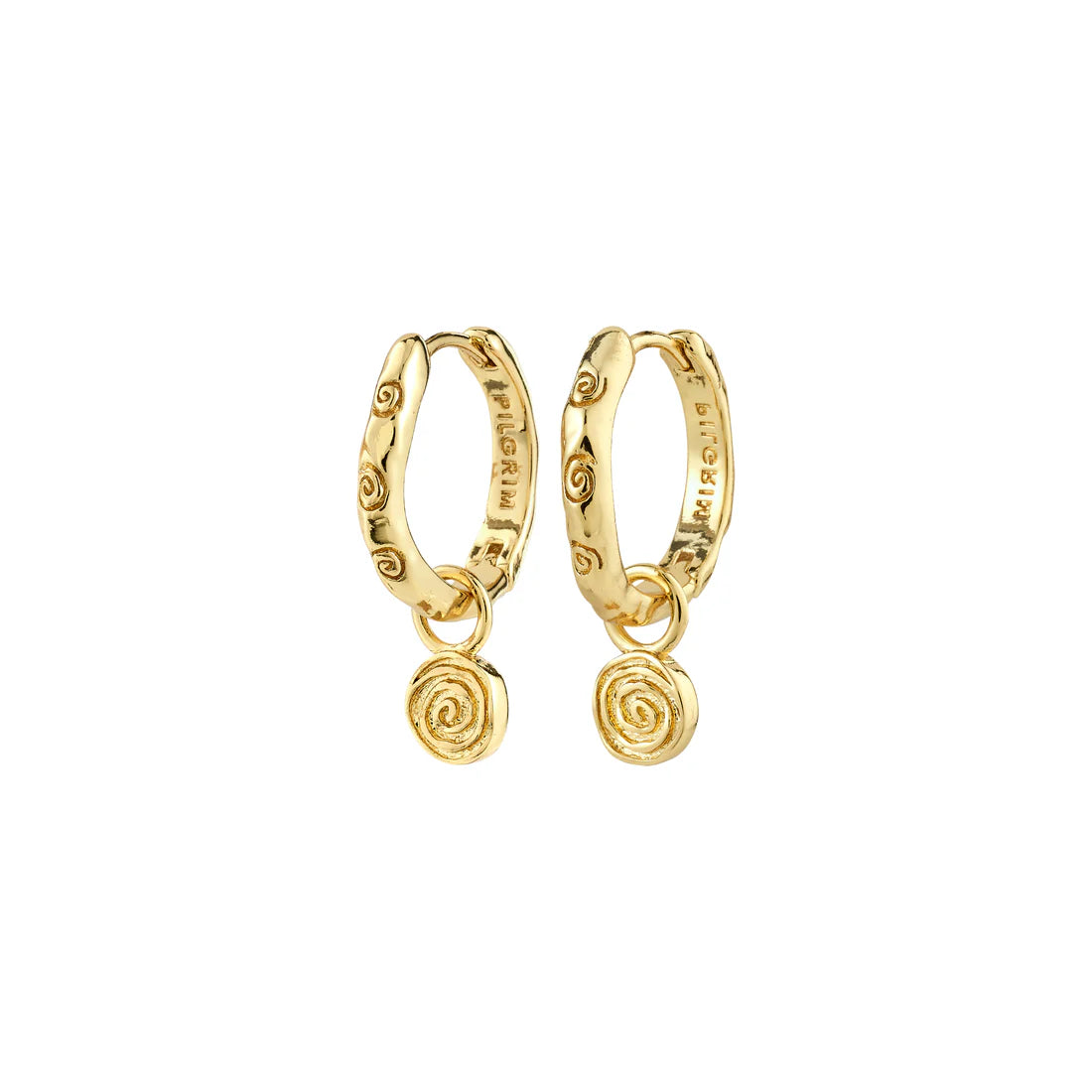 Pilgrim Fire Earrings - Gold