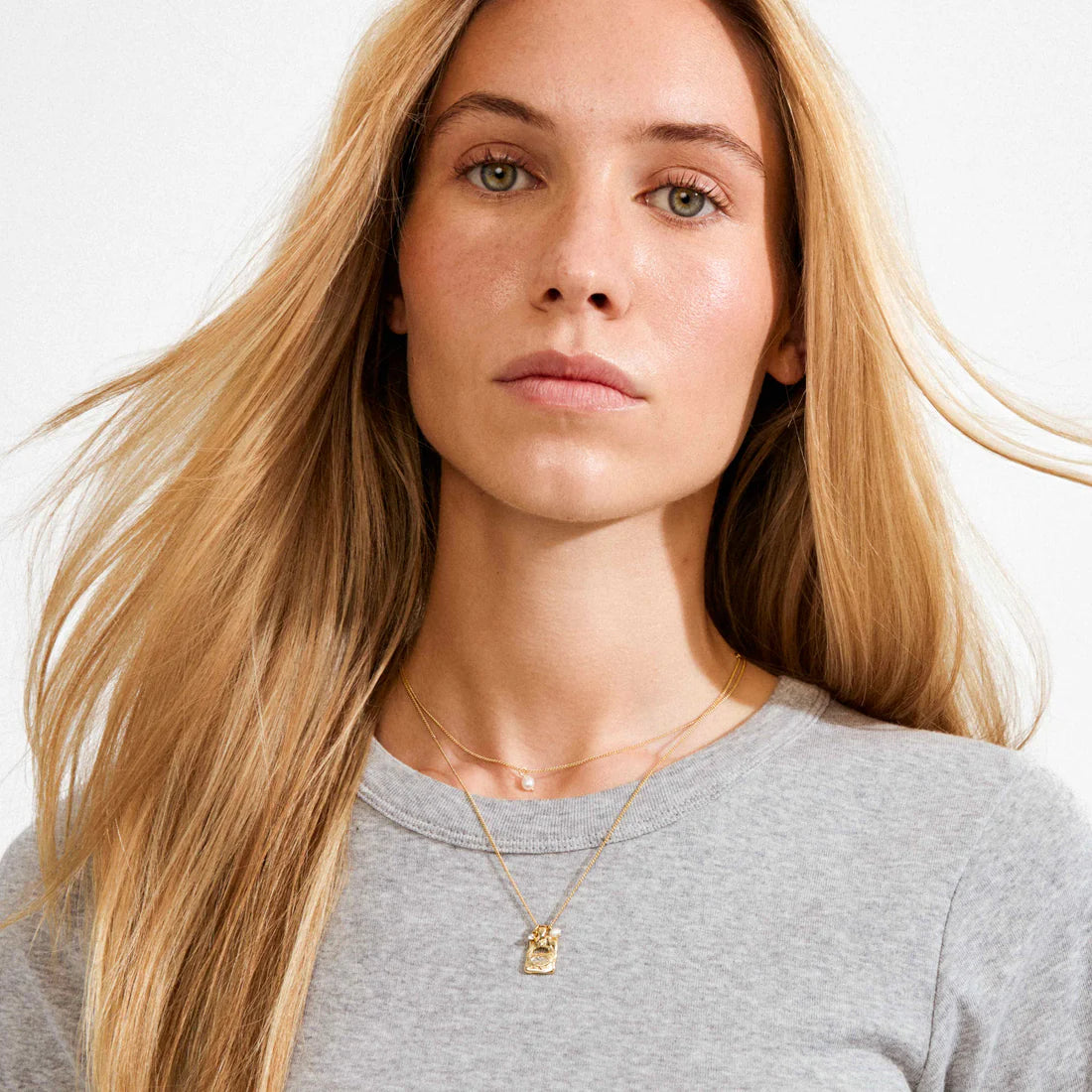 Pilgrim Fire Necklace - Gold/Crystal