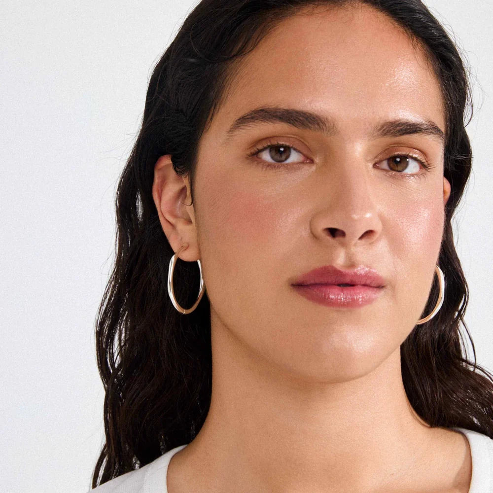 Pilgrim Haze Hoops - Silver