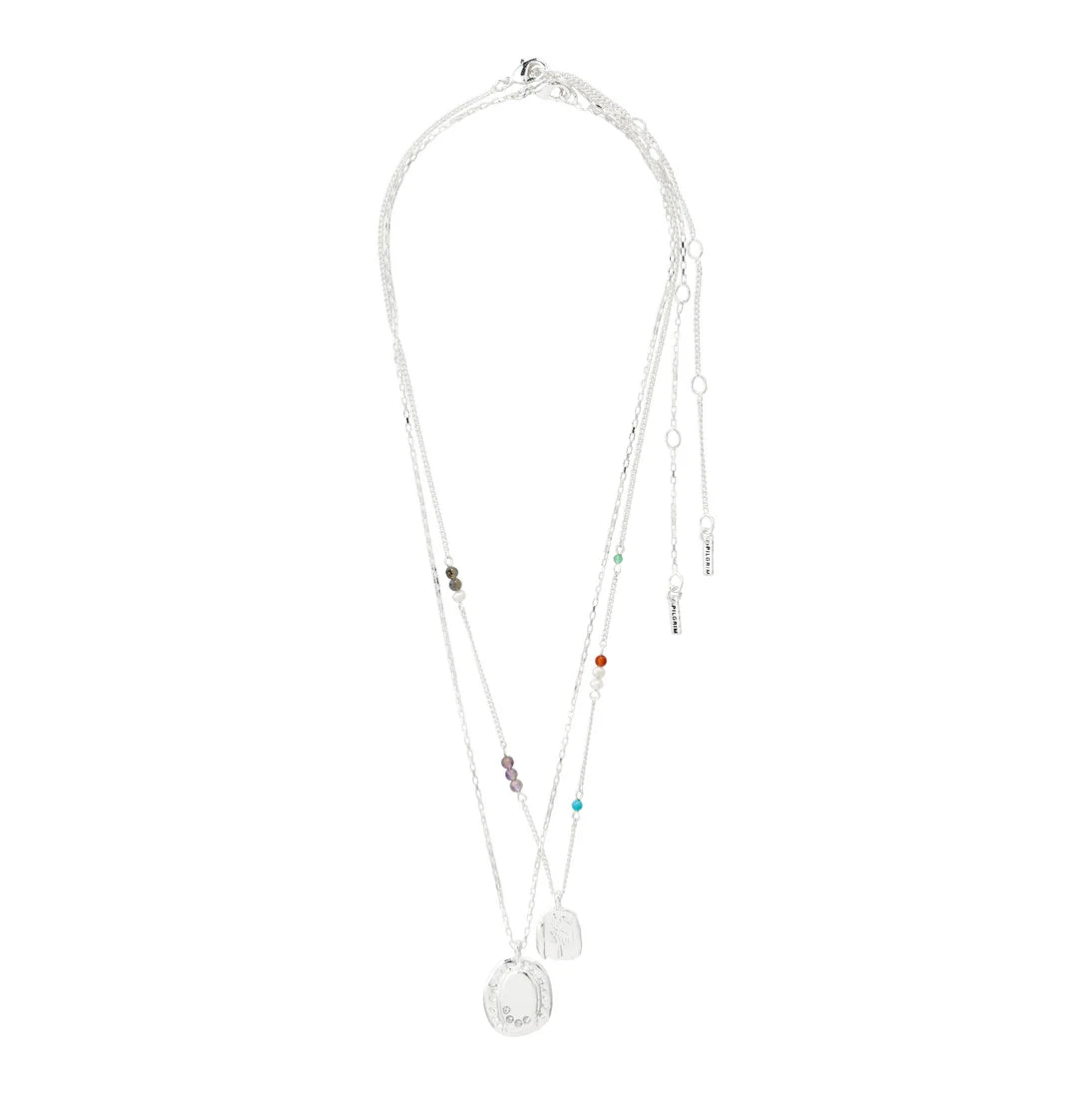 Pilgrim Here Layered Necklace - Silver