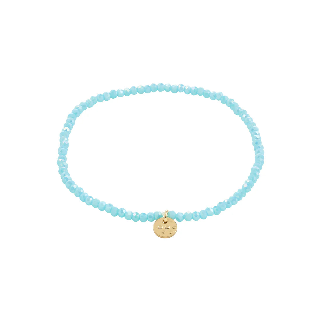Pilgrim Indie Bracelet - Blue Light/Gold