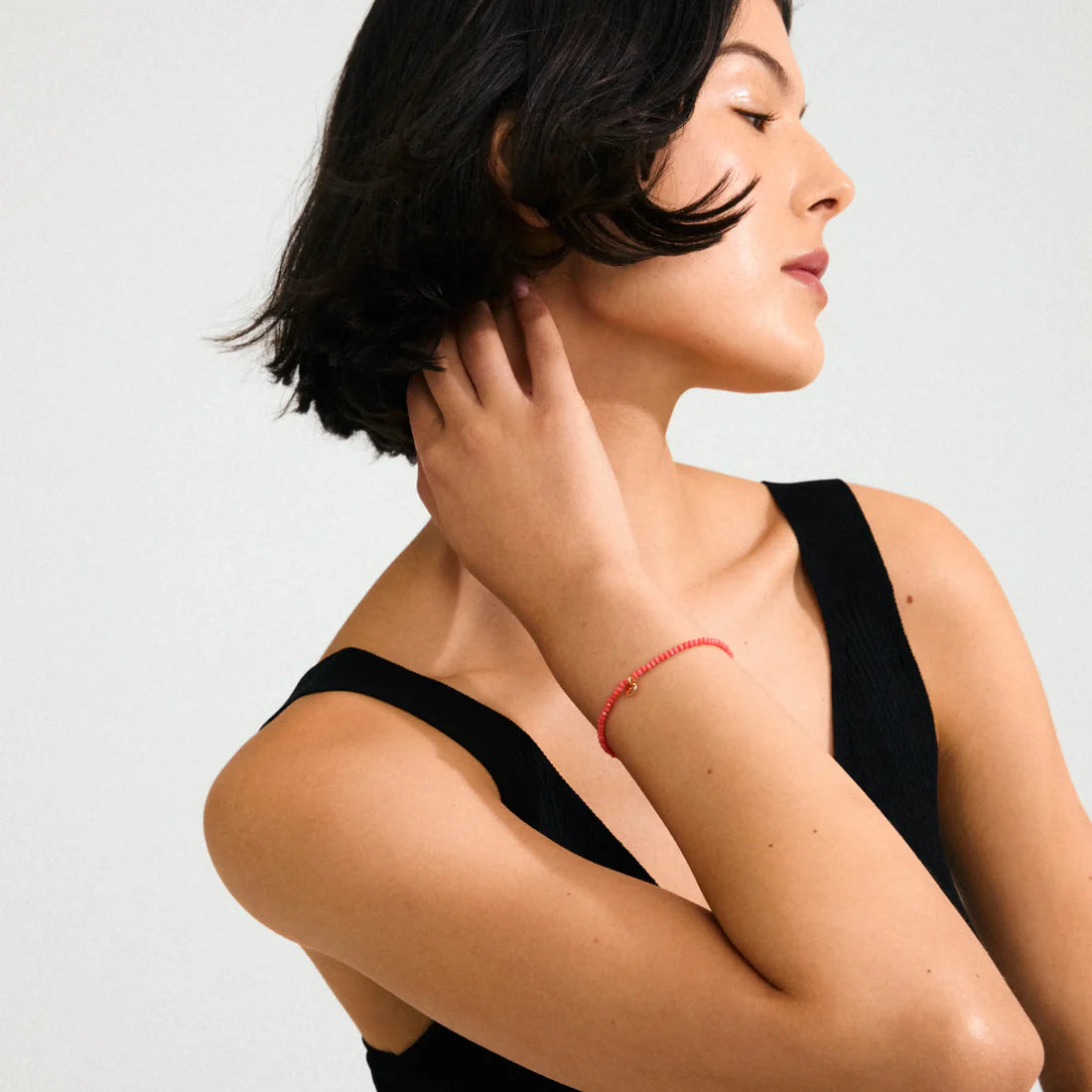 Pilgrim Indie Bracelet - Bright Rose/Gold