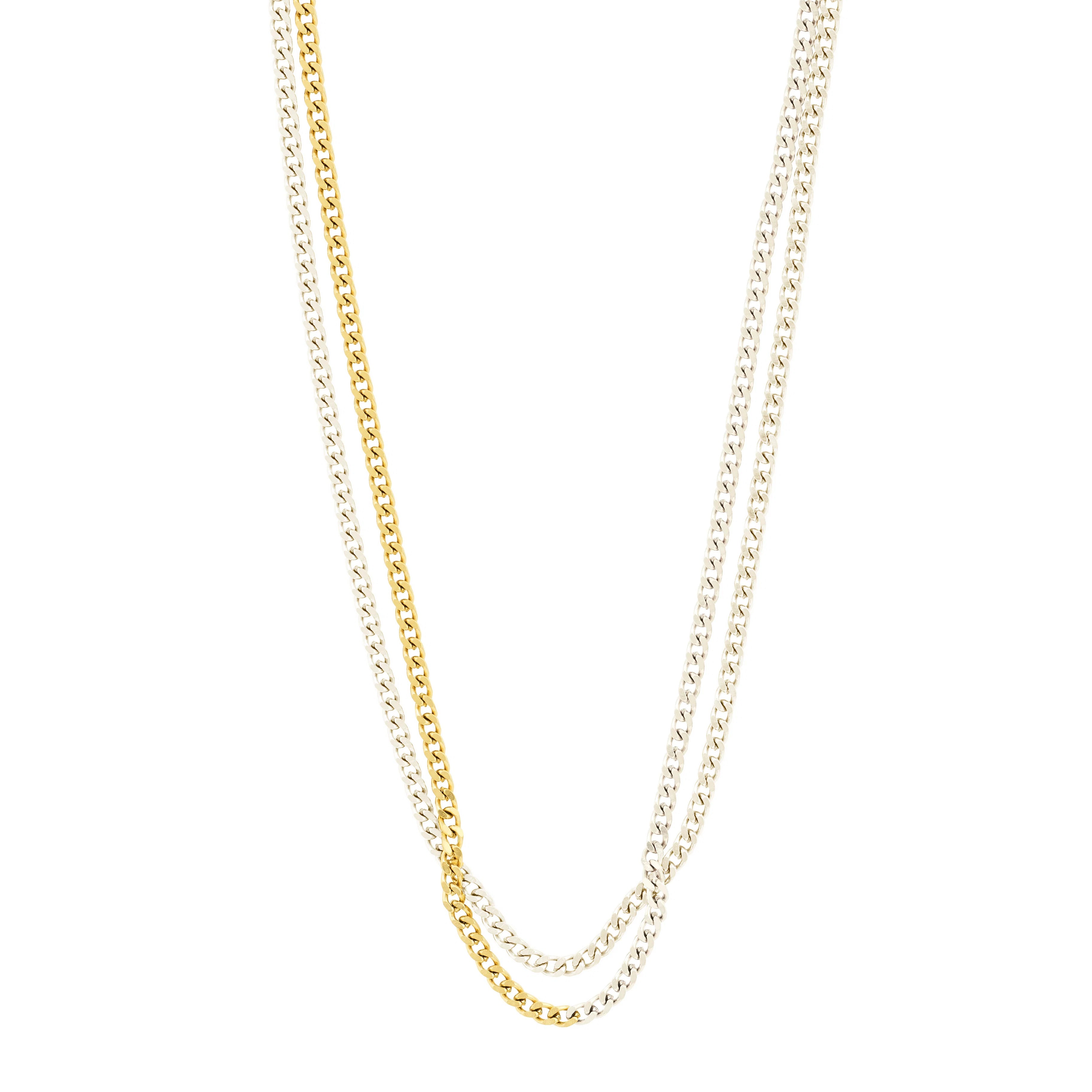 Pilgrim Inner 2 in 1 Necklace - Mixed Metal