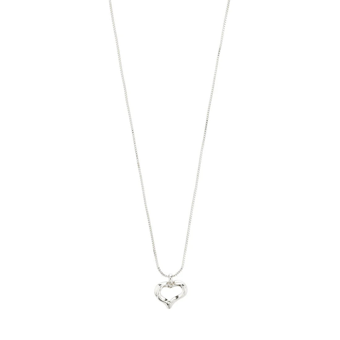 Pilgrim Iris Necklace - Silver