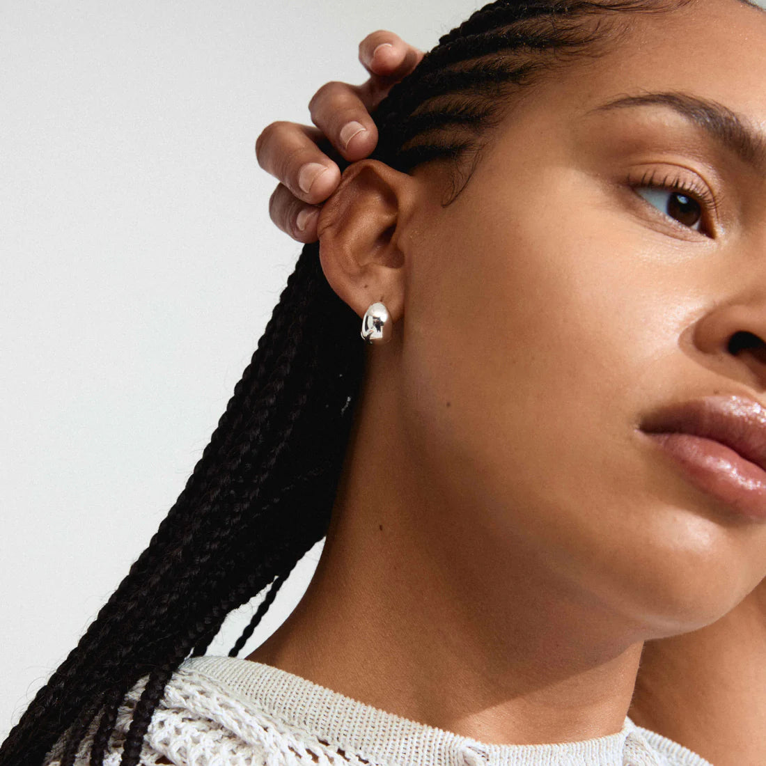 Pilgrim Jua Earrings - Silver