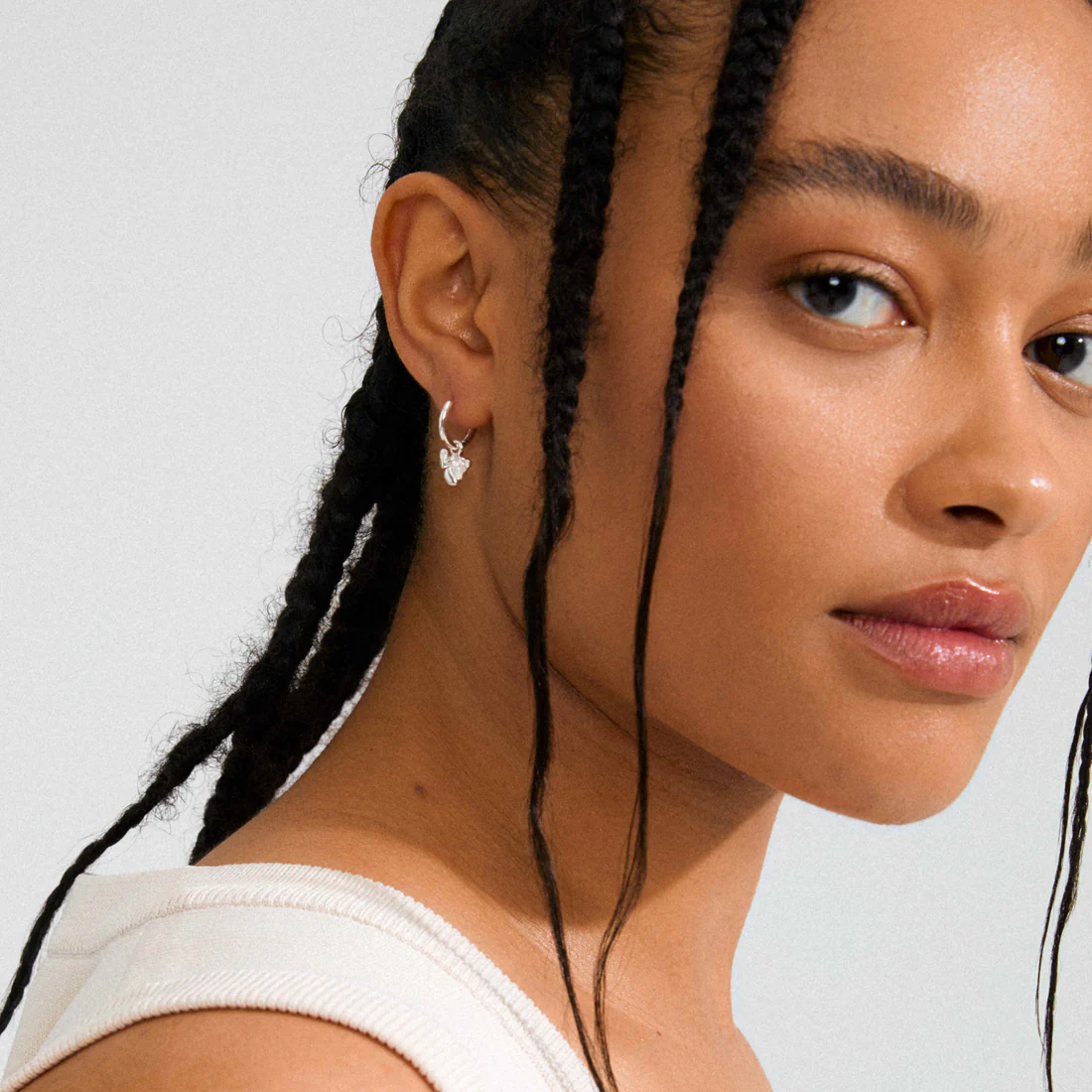 Pilgrim Luis Earrings - Silver