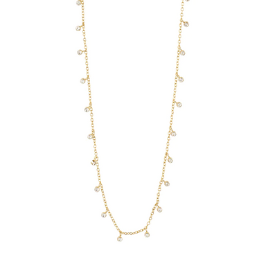 Pilgrim Maja Multi Drops Necklace - Gold Accessories - Jewelry - Necklaces by Pilgrim | Grace the Boutique