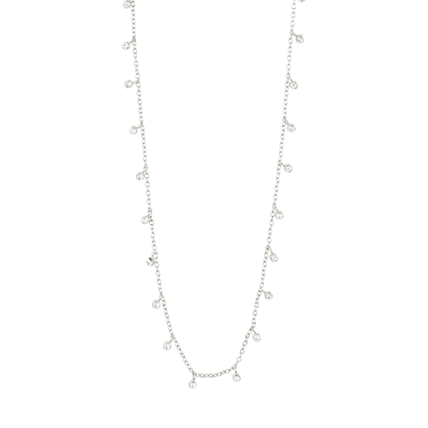 Pilgrim Maja Multi Drops Necklace - Silver Accessories - Jewelry - Necklaces by Pilgrim | Grace the Boutique
