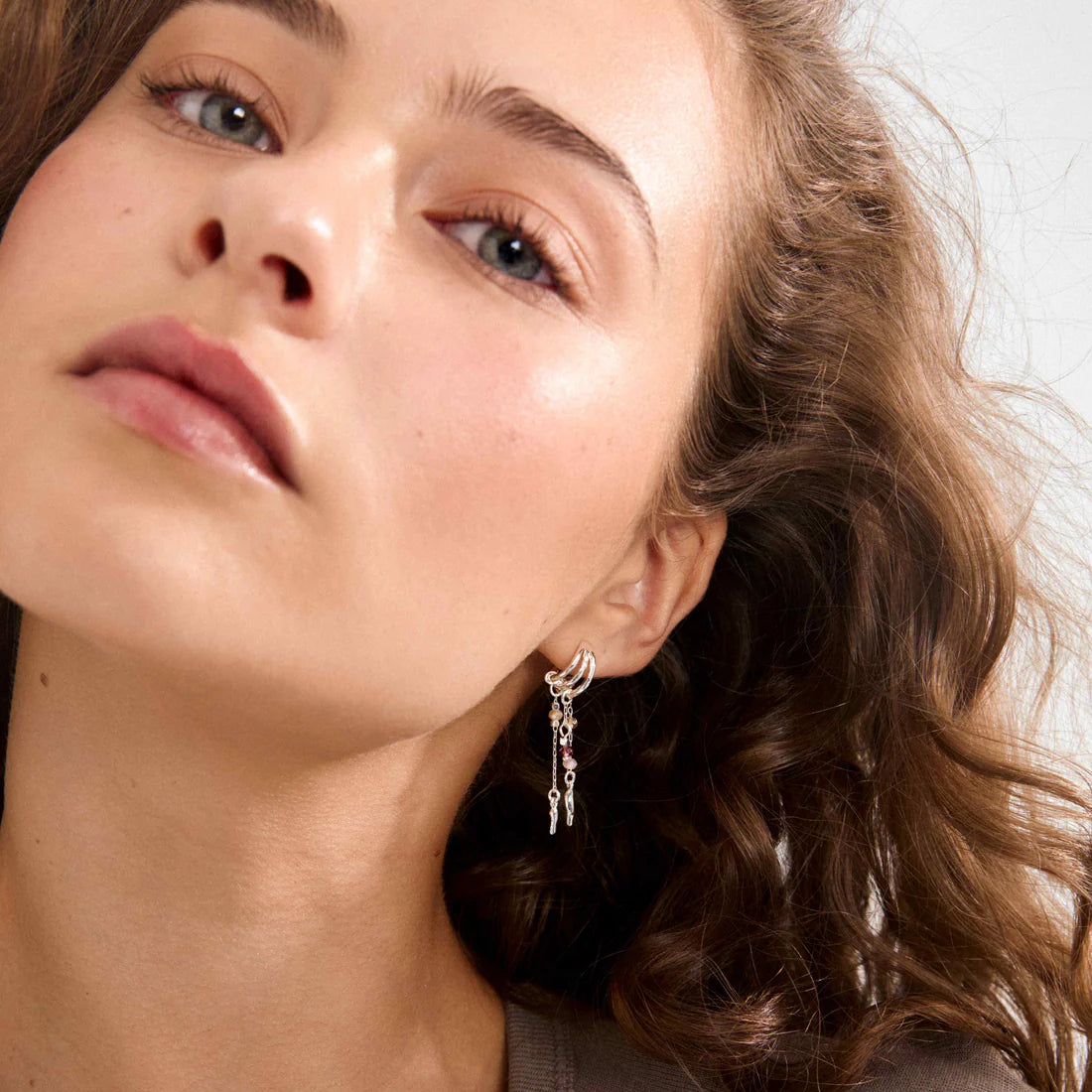 Pilgrim Morin Earrings - Silver