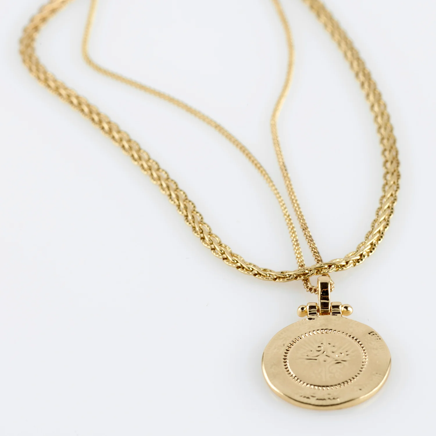 Pilgrim Nomad 2 in 1 Coin Necklace - Gold