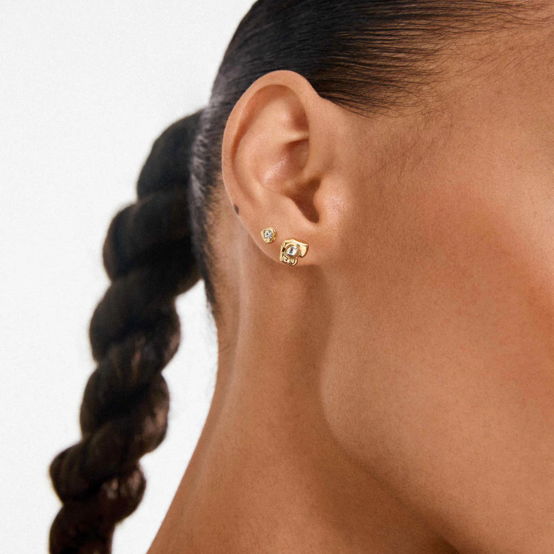 Pilgrim Nova 2 in 1 Earring Set - Gold