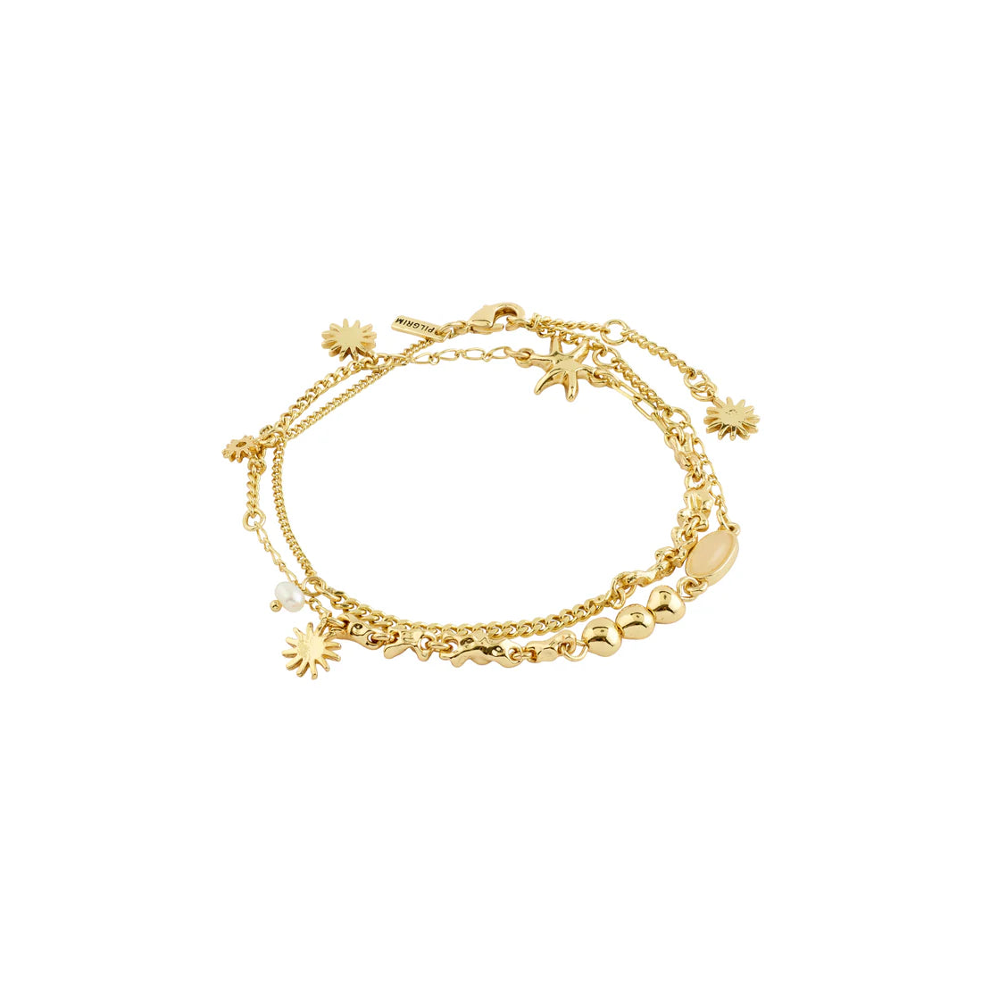 Pilgrim Prism Bracelet - Gold