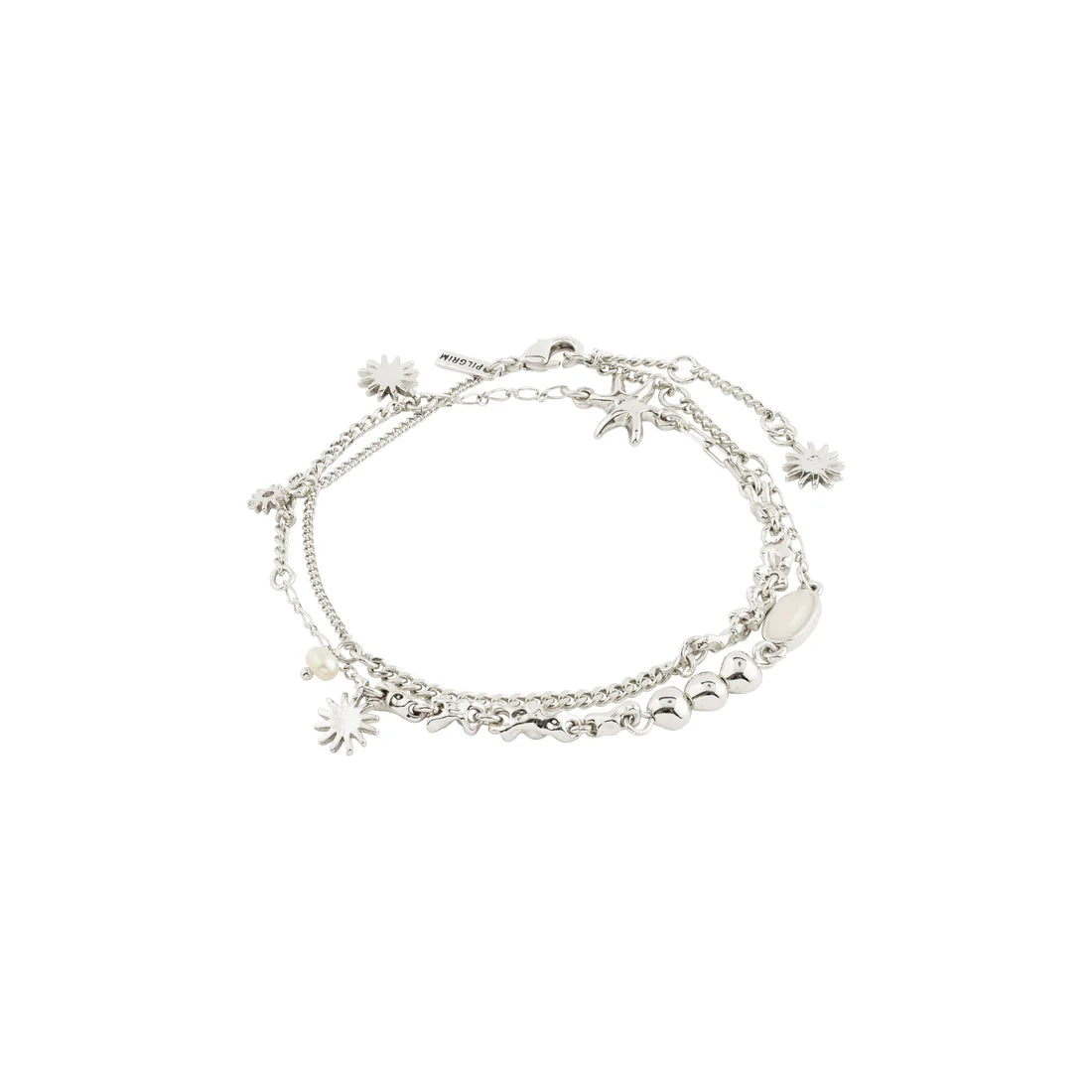 Pilgrim Prism Bracelet - Silver
