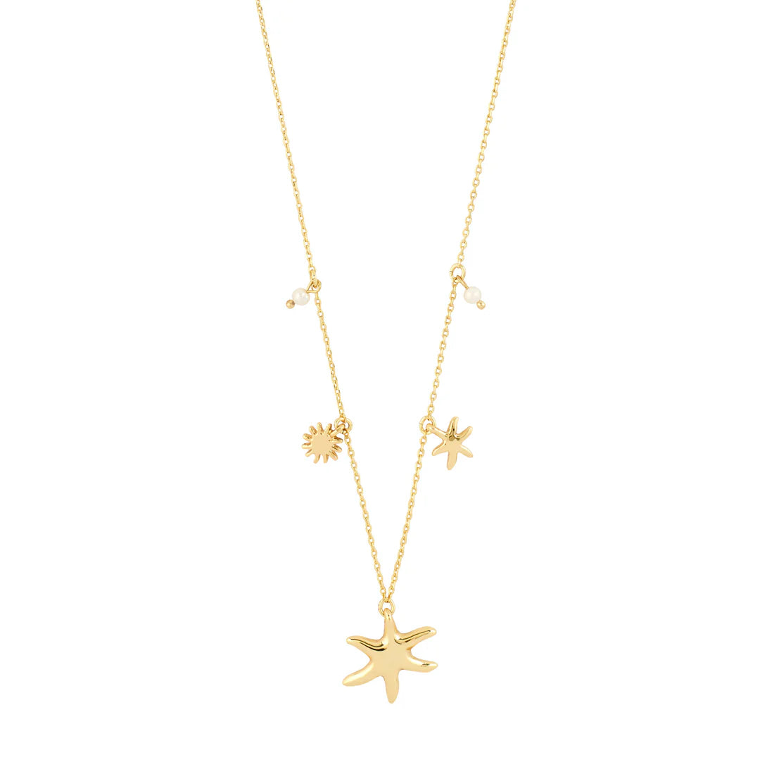 Pilgrim Prism Necklace - Gold
