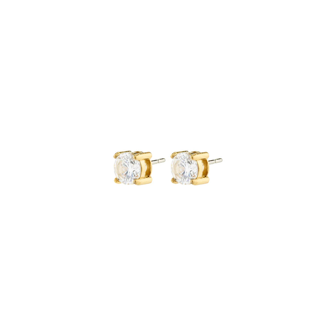 Pilgrim Ravi Crystal Studs 5mm - Gold
