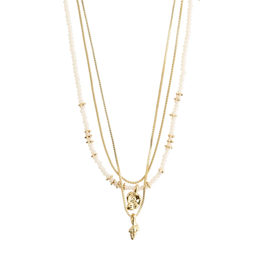 Pilgrim Sea Necklace 3-in-1 - Gold Accessories - Jewelry - Necklaces by Pilgrim | Grace the Boutique