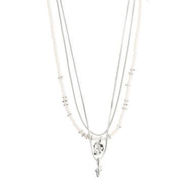 Pilgrim Sea Necklace 3-in-1 - Silver Accessories - Jewelry - Necklaces by Pilgrim | Grace the Boutique