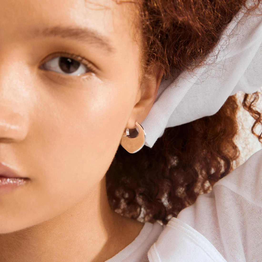 Pilgrim Sense Hoops - Silver