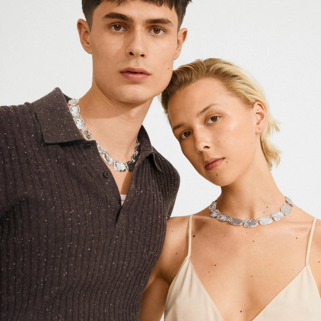 Pilgrim Shift Necklace - Silver