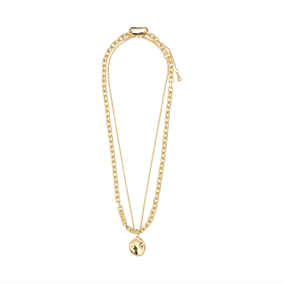 Pilgrim Sparkle 2 in 1 Necklace Set - Gold