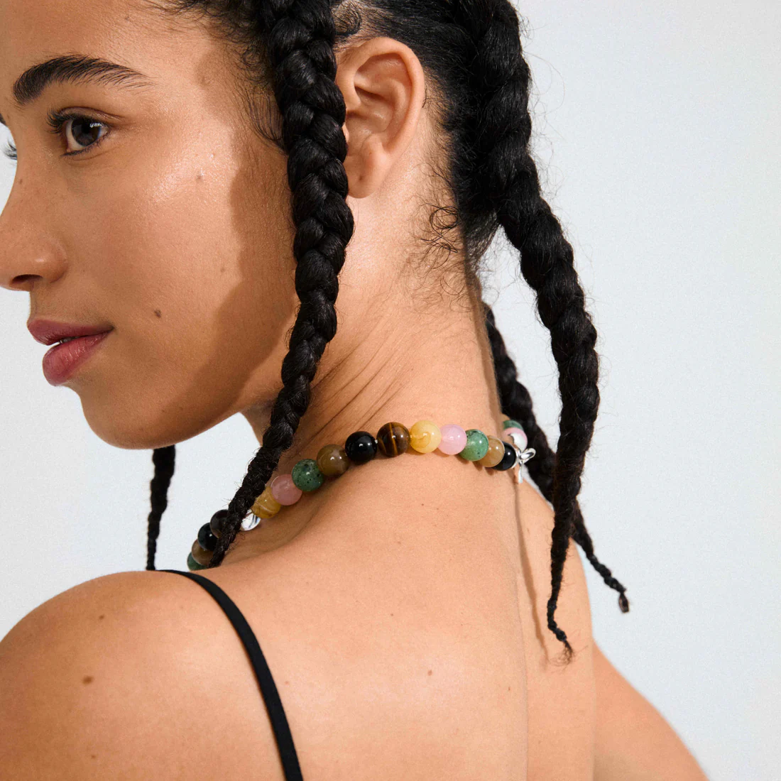 Pilgrim Unfold Necklace - Multi/Silver