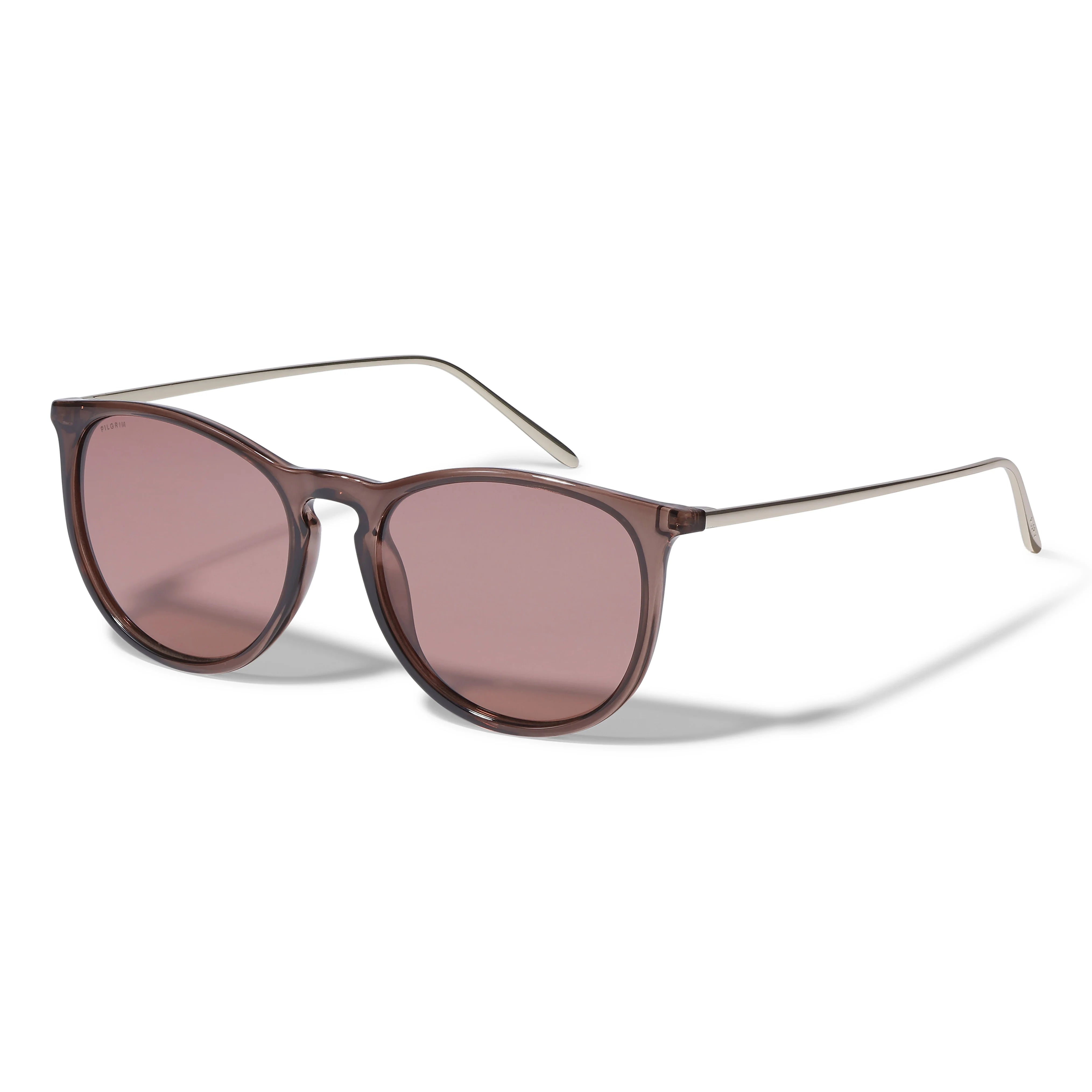Pilgrim Vanille Sunglasses - Brown/Pink