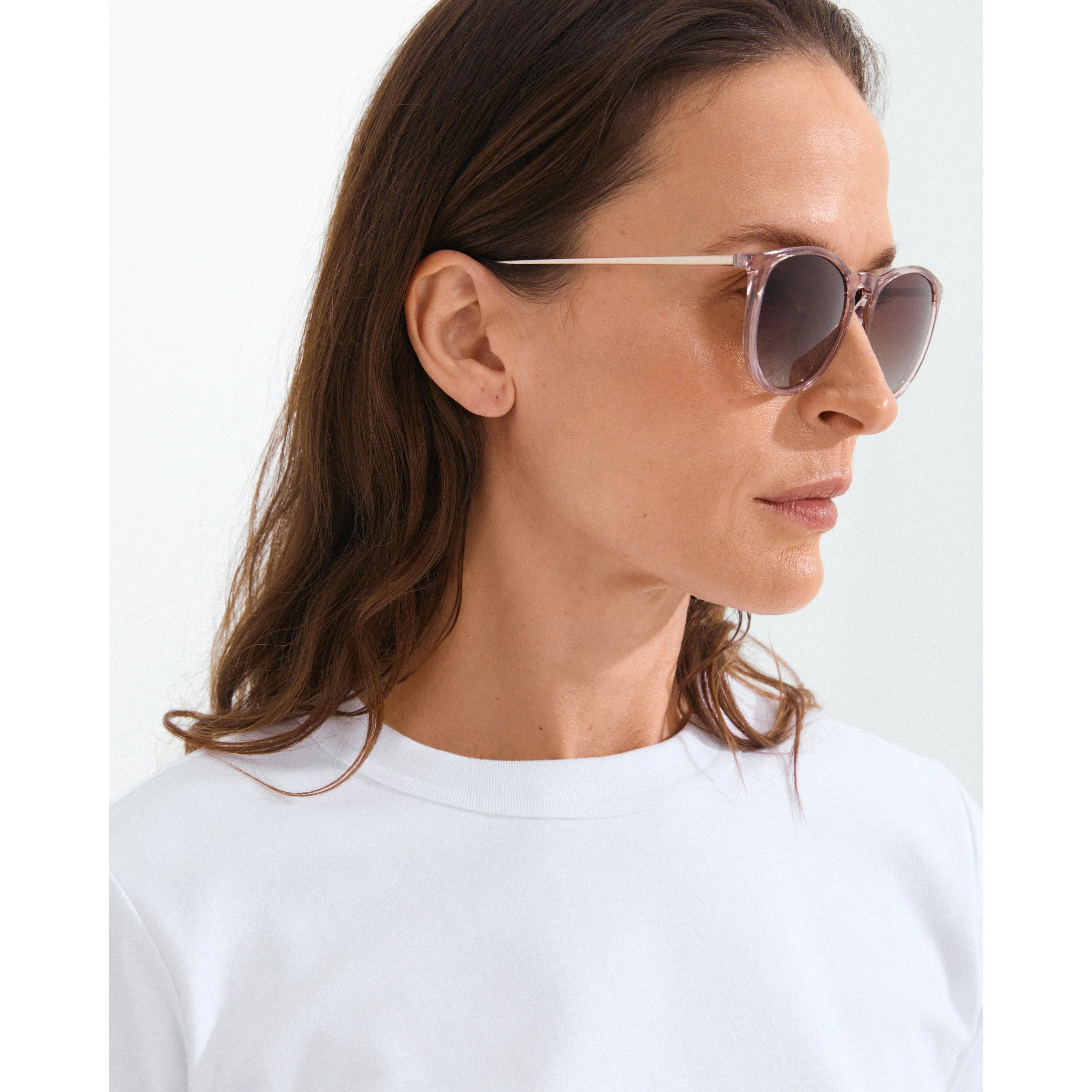 Pilgrim Vanille Sunglasses - Light Brown/Gold