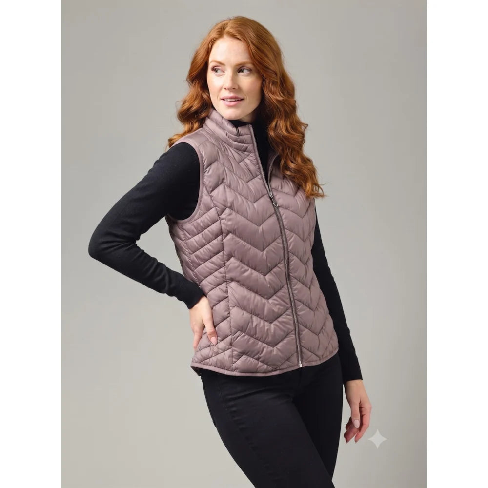 Junge Puffer Vest - Pink