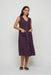 Pistache Button Down Midi Dress - Deep Violet Clothing - Dresses + Jumpsuits - Dresses - Long Dresses by Pistache | Grace the Boutique