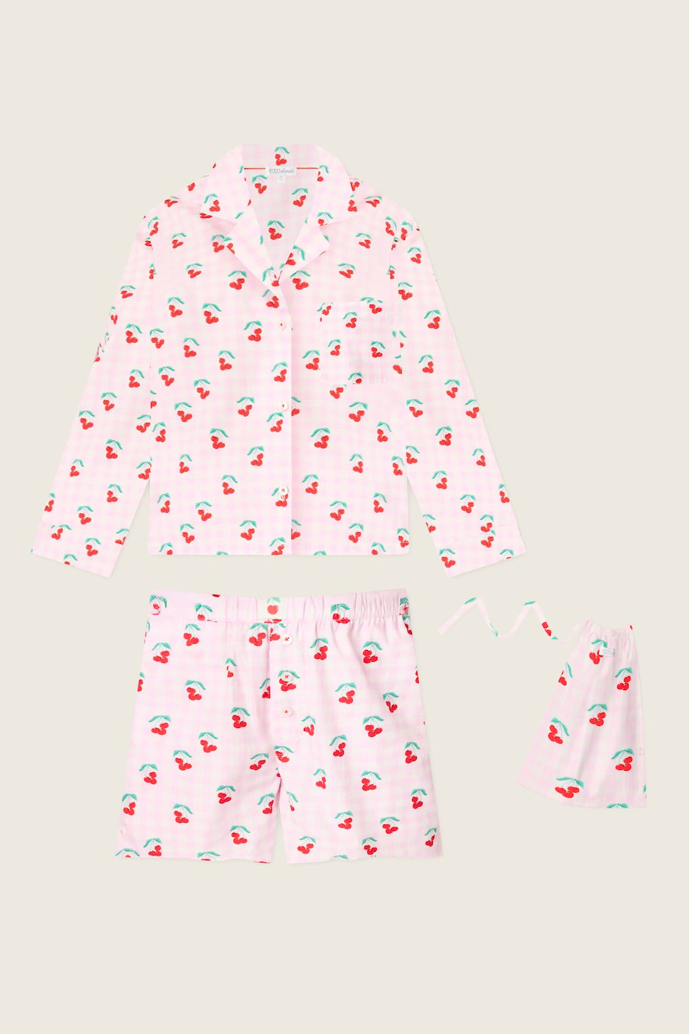 PJ Salvage After Party Poplin PJ Set - Powder Pink