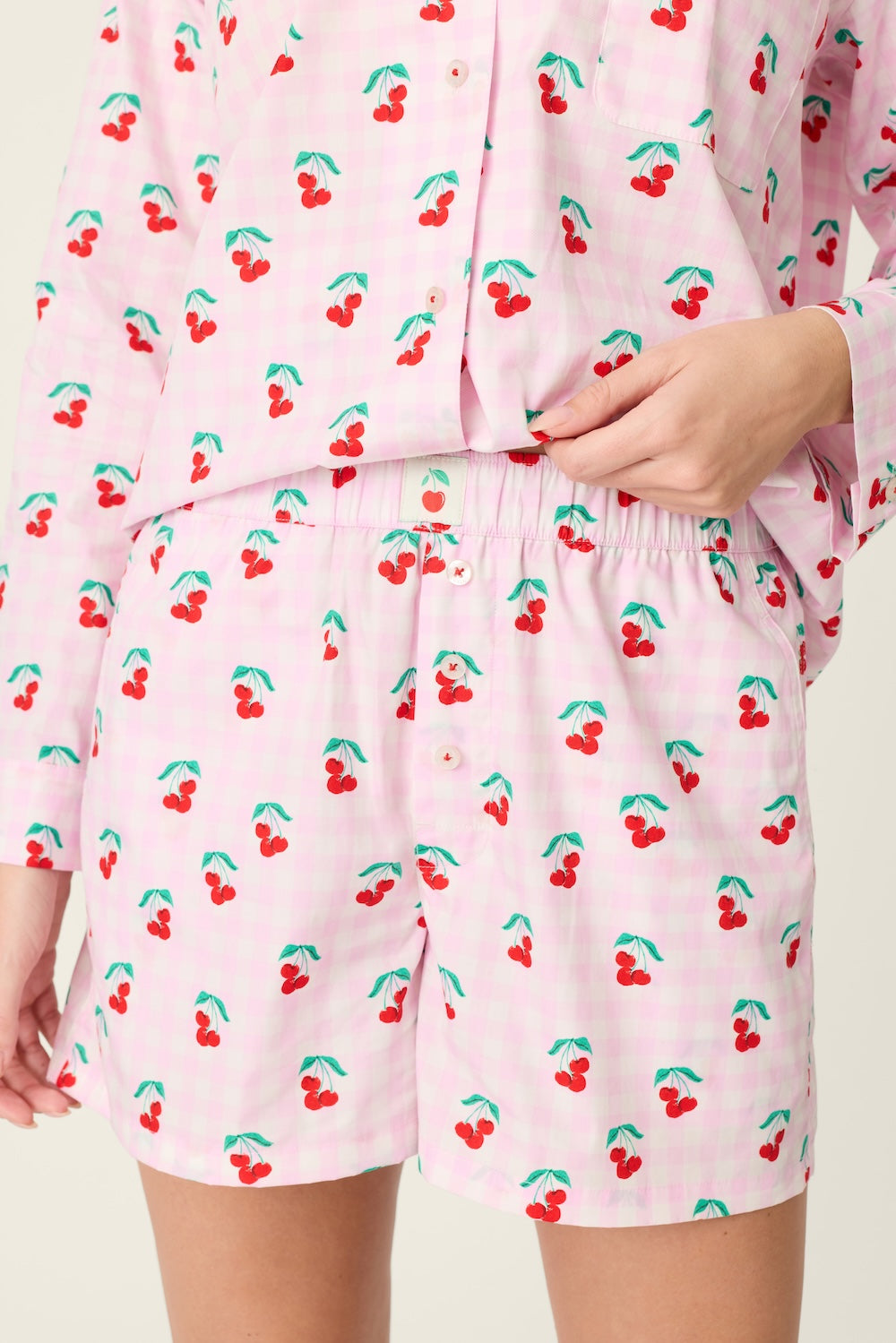 PJ Salvage After Party Poplin PJ Set - Powder Pink