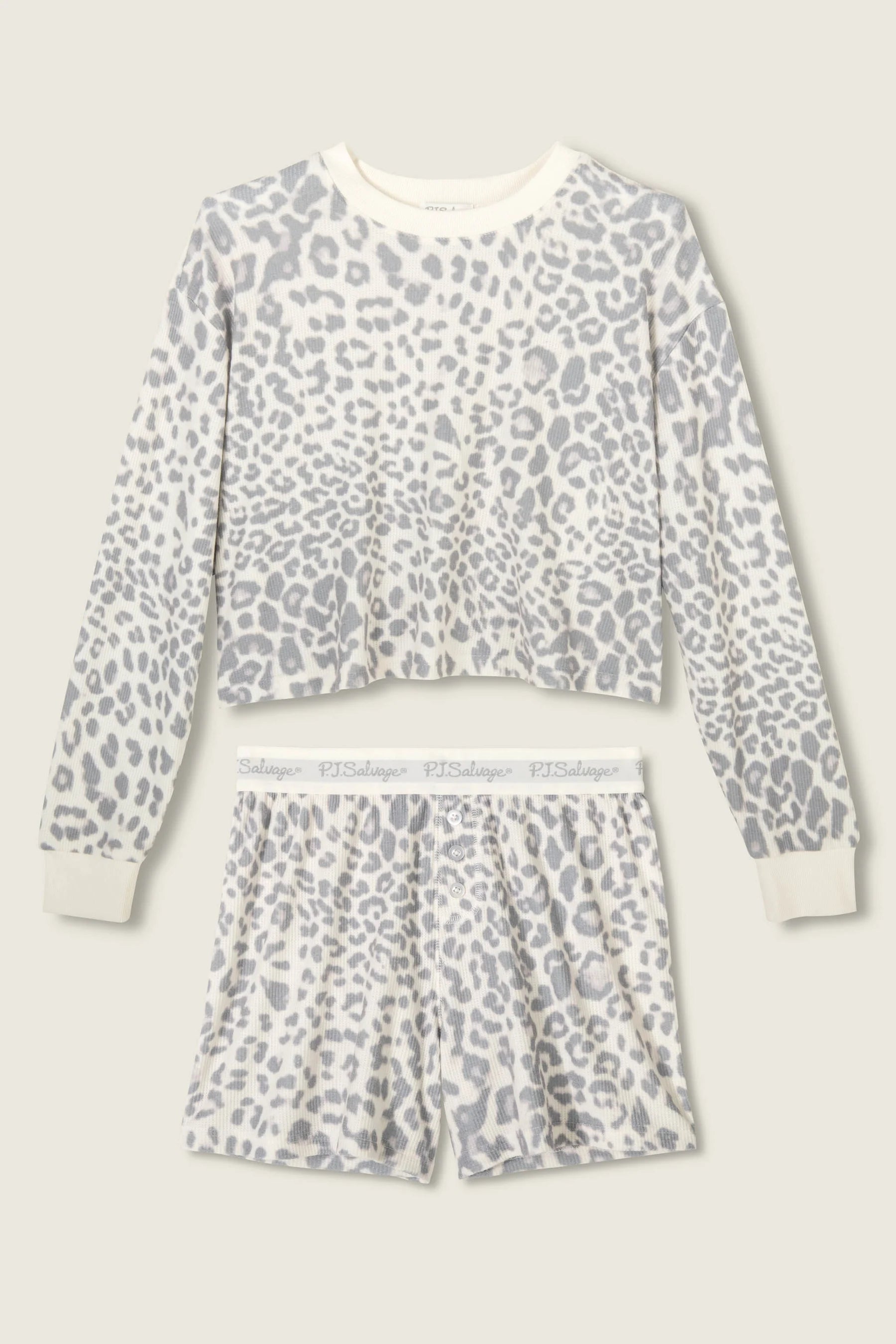 PJ Salvage Boyfriend Boxer Gift Sets - Natural