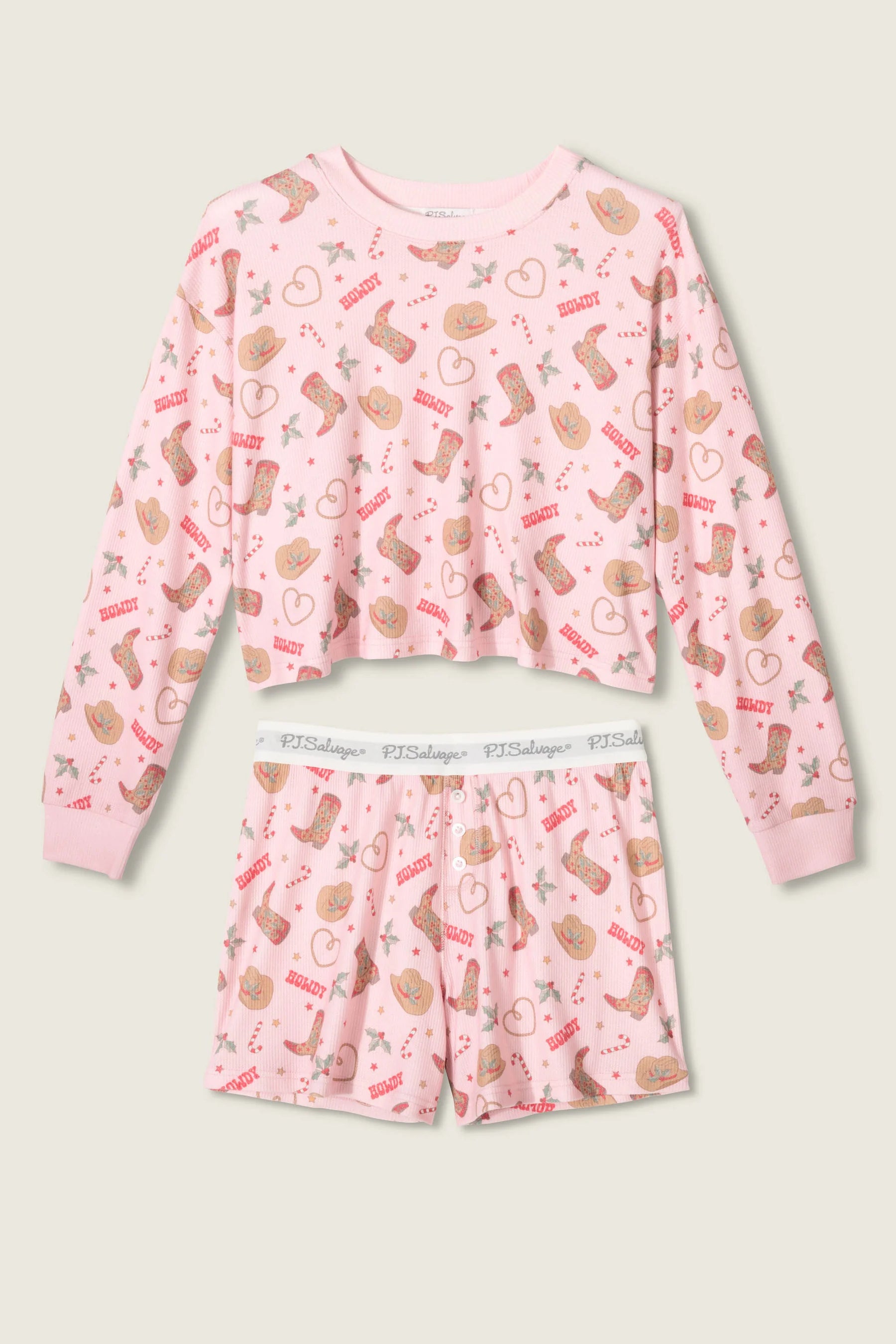 PJ Salvage Boyfriend Boxer Gift Sets - Pink