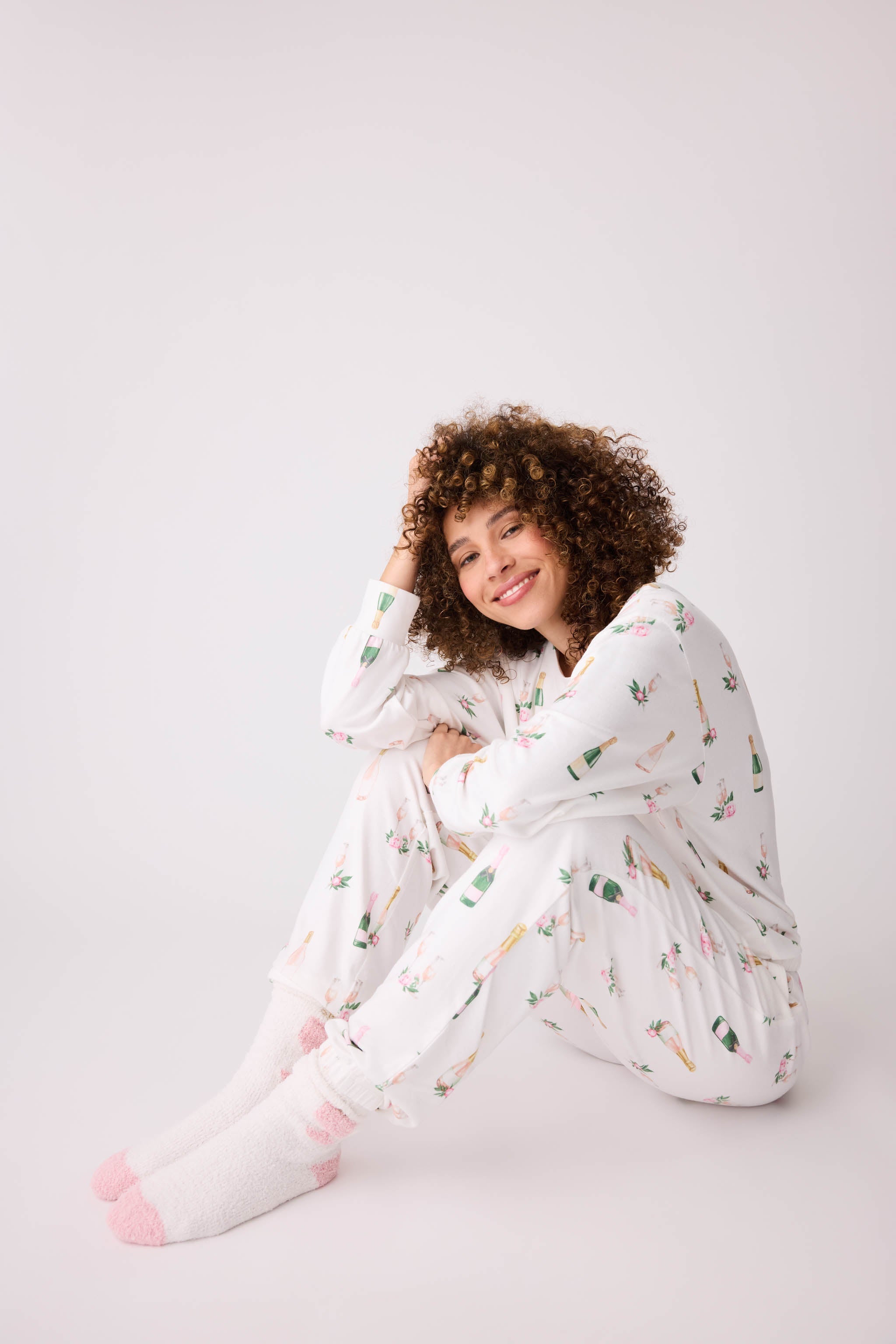 PJ Salvage Breakfast of Champs PJ Set - Ivory Sleepwear - Pajamas by PJ Salvage | Grace the Boutique