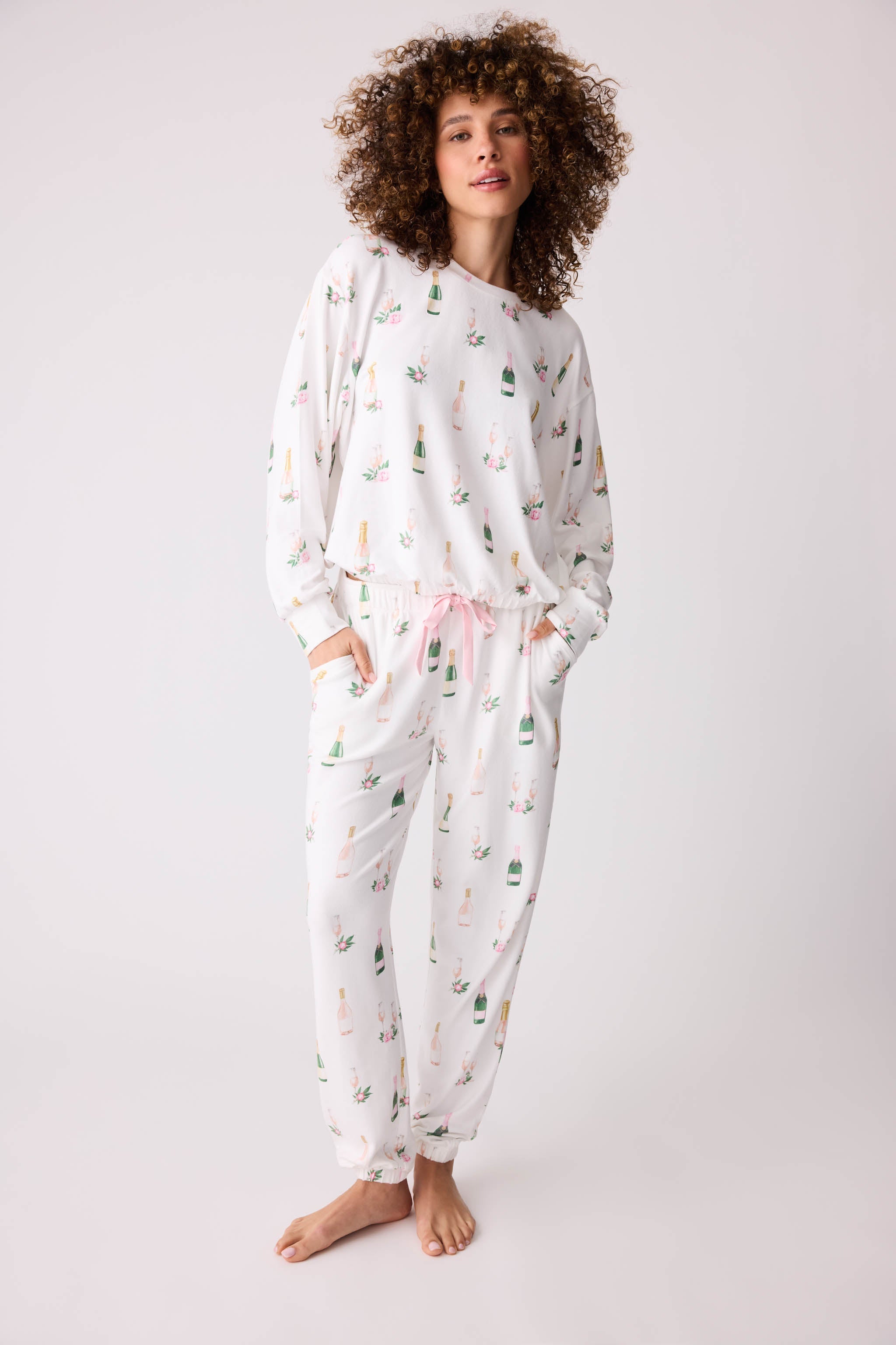 PJ Salvage Breakfast of Champs PJ Set - Ivory Sleepwear - Pajamas by PJ Salvage | Grace the Boutique