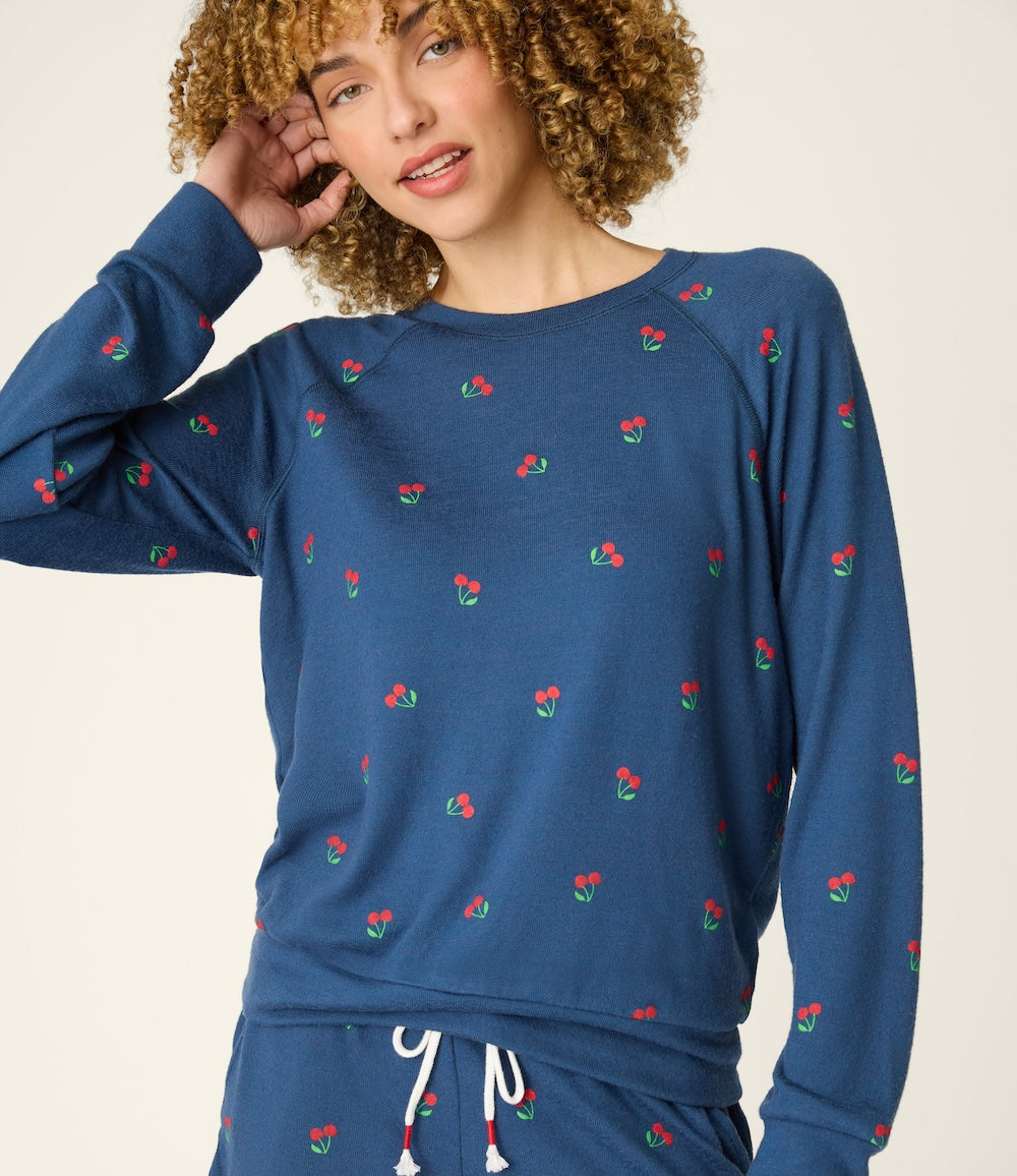 PJ Salvage Cherry Lounge Set - True Navy
