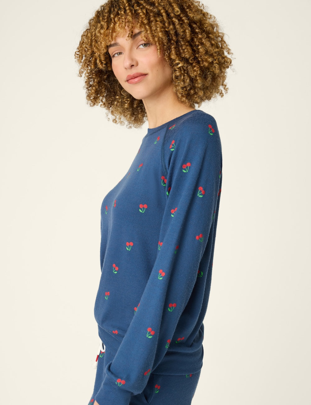 PJ Salvage Cherry Lounge Set - True Navy